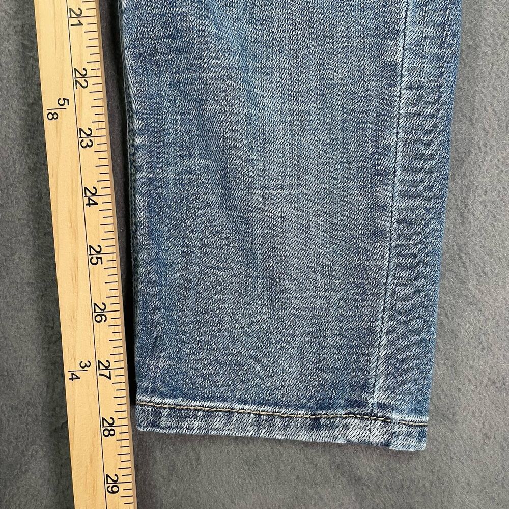 American Eagle Jeans Blue Women’s Size 2 Cotton Tomgirl Distressed Casual - Picture 4 of 13